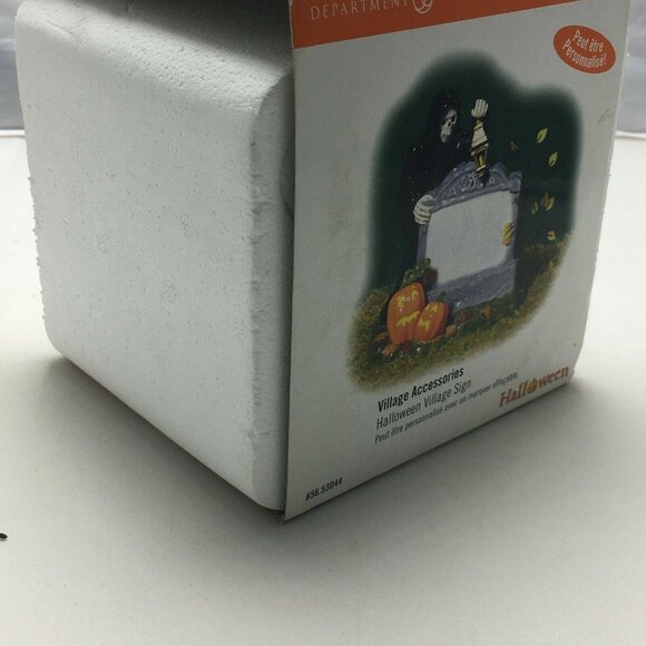 Department 56 Halloween Series Village Accessories Sign #56.53044 - Picture 7 of 9